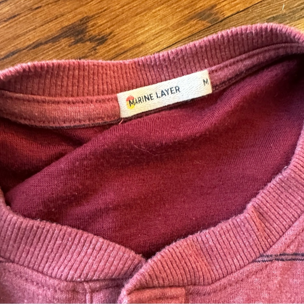 Bundle of James Perse & Marine Layer long sleeve Med Henleys - Picture 4 of 17